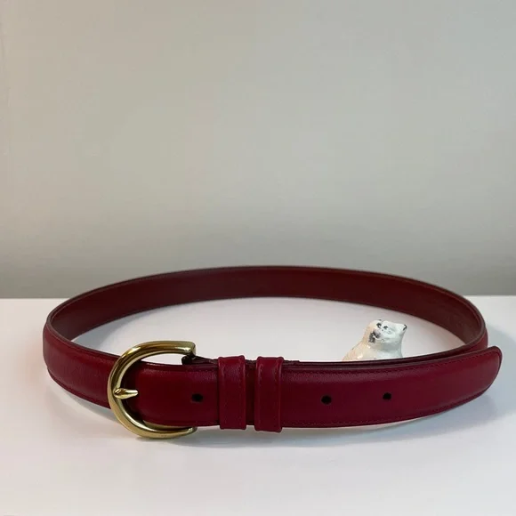 COACH Vintage Leather Belt Size M - Picture 2 of 11